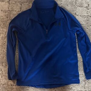 Kid’s Under Armour Blue Quarter-Zip Pullover